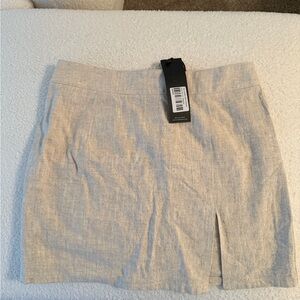 Lioness Light Gray Pencil Skirt